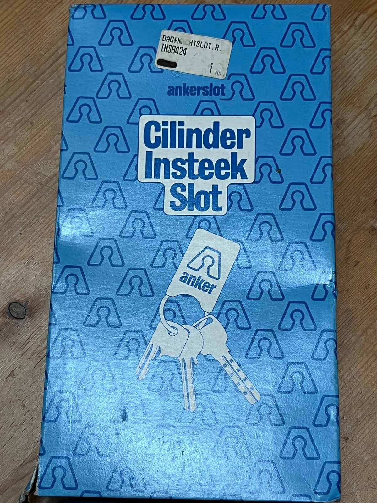 A02 Veiligheids Anker Cilinder Insteekslot INS 8424**, Ophalen of Verzenden, Nieuw, IJzer, Slot