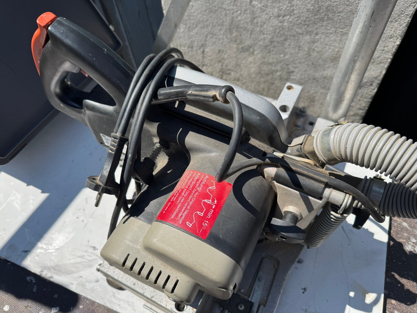 Elu afkort zaag ps 174, Doe-het-zelf en Verbouw, Ophalen of Verzenden, Zo goed als nieuw, 1200 watt of meer, Afkortzaag