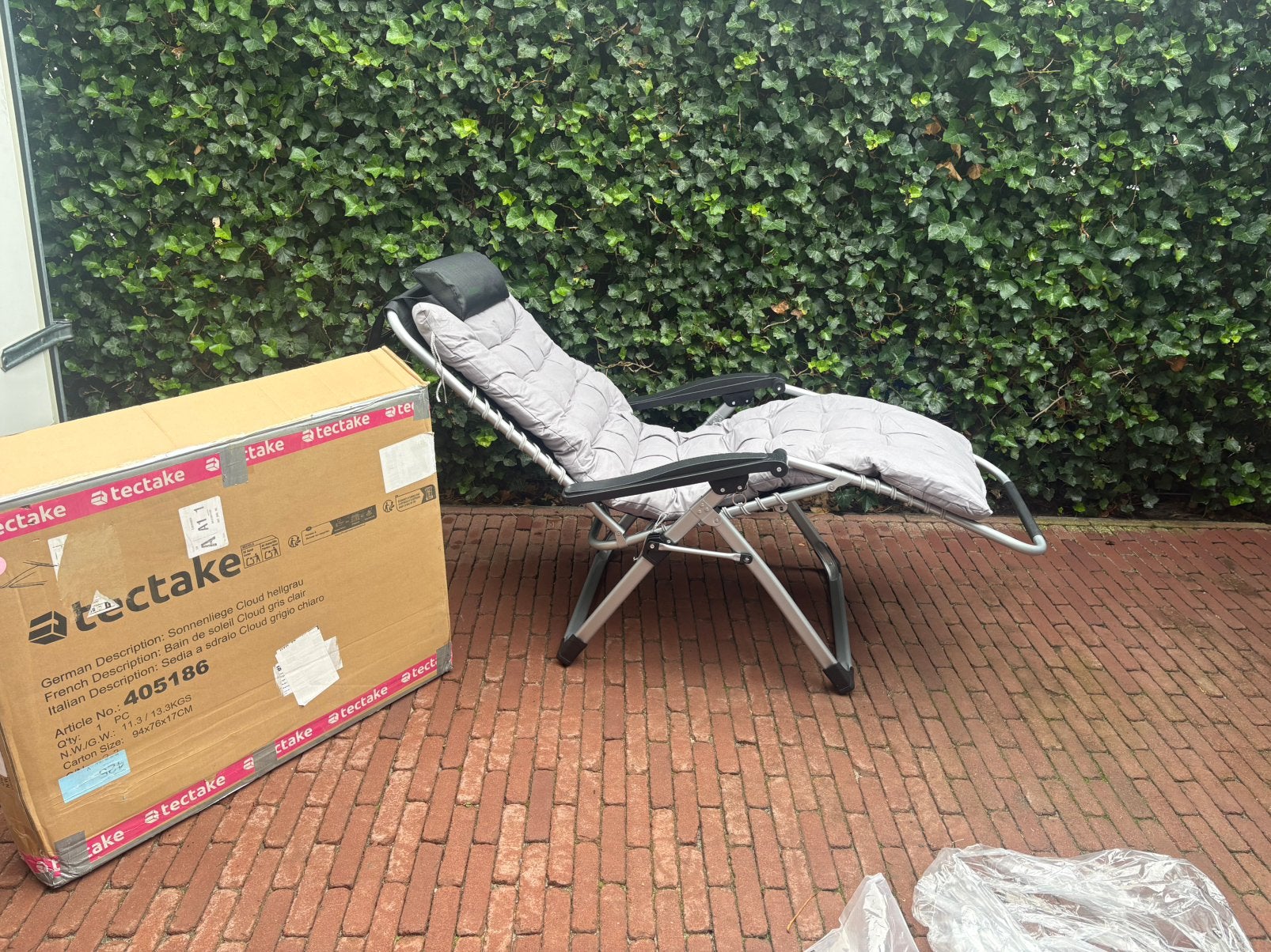 Tectake Ligbed Cloud, !, Gebruikt, !, Aluminium