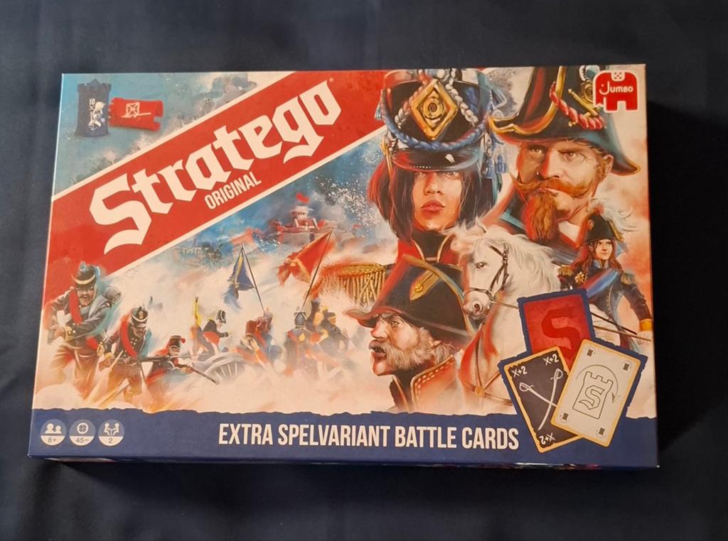 Stratego Original met Extra Spelvariant Battle Cards, NIEUW, Een of twee spelers, Ophalen of Verzenden, Nieuw, Jumbo