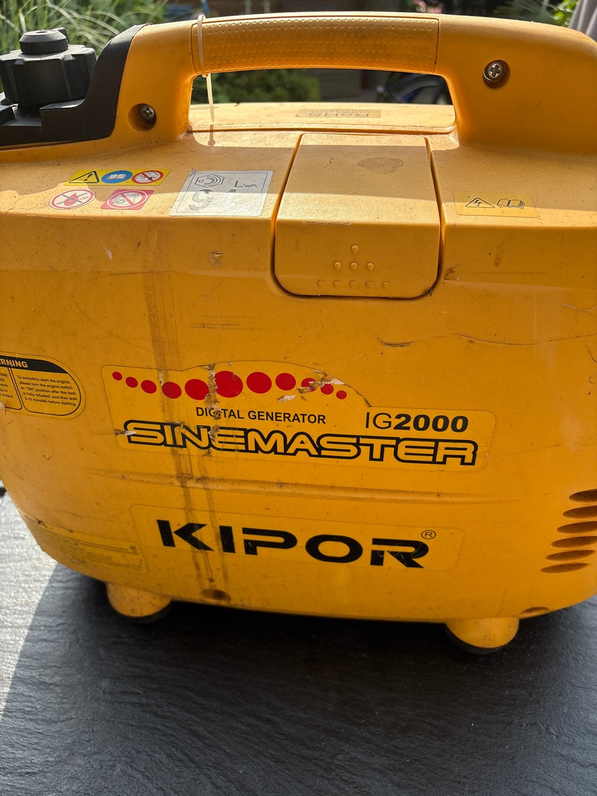 Kipor Sinemaster IG2000 Digitale Benzine Generator, Ophalen, Gebruikt
