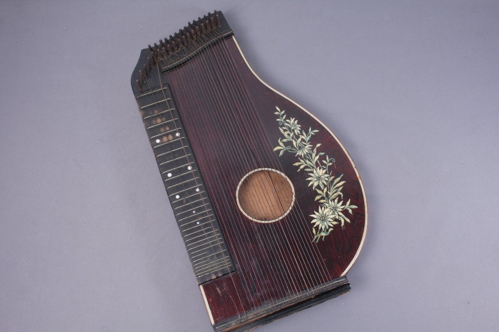 H08 Antieke Duitse Zither, Ophalen, Gebruikt