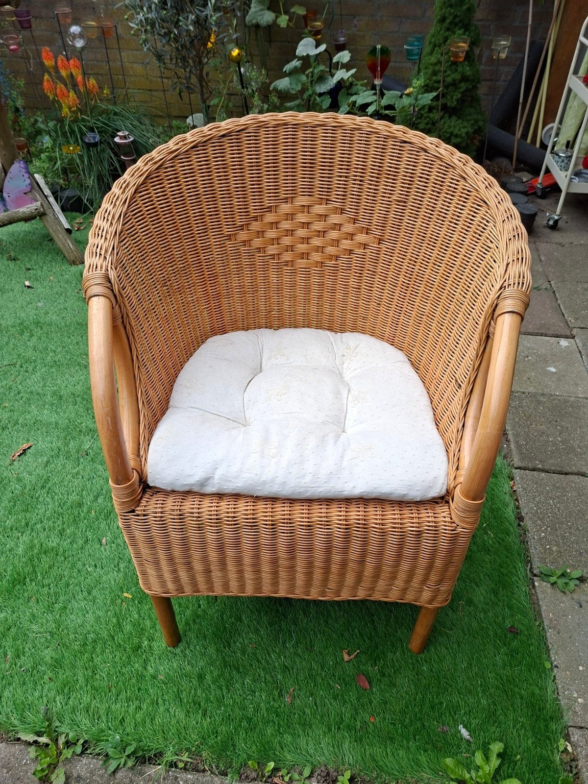 rieten stoel, Ophalen, Rotan