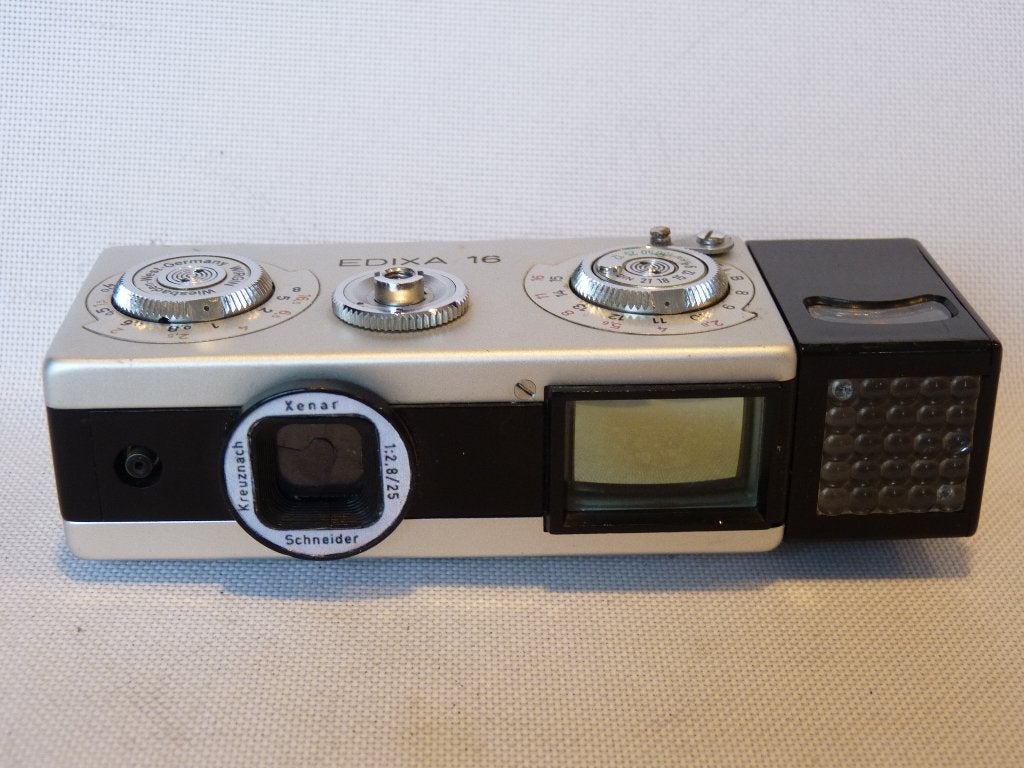 Edixa 16  minicamera (427069) met Xenar lens, 1962, Ophalen of Verzenden, Zo goed als nieuw, Compact, Overige Merken