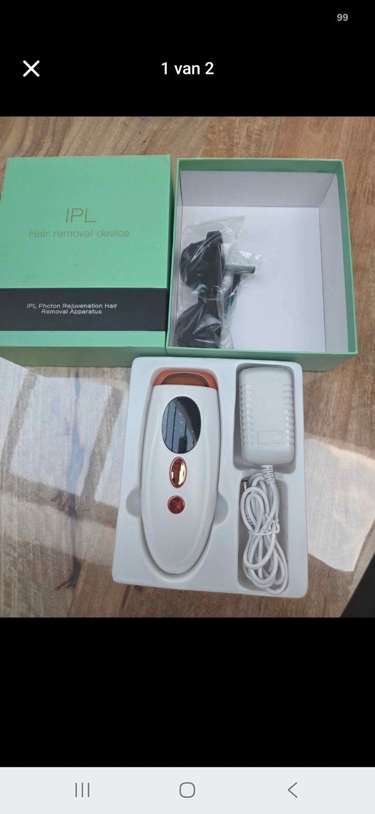 Nieuw IPL ontharing apparaat - Nooit gebruikt, Ophalen of Verzenden, Nieuw, Scheren en Epileren