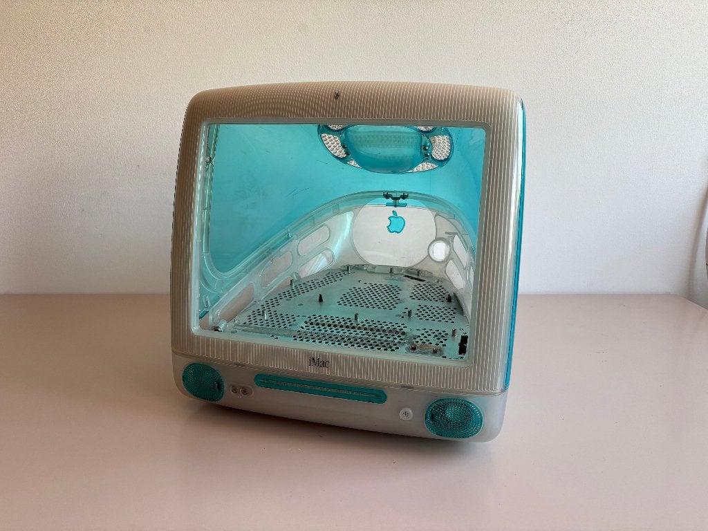 Apple iMac G3 Behuizing – Indigo  (Nette Staat!), Computers en Software, Minder dan 4 GB, IMac, Ophalen of Verzenden, Niet werkend