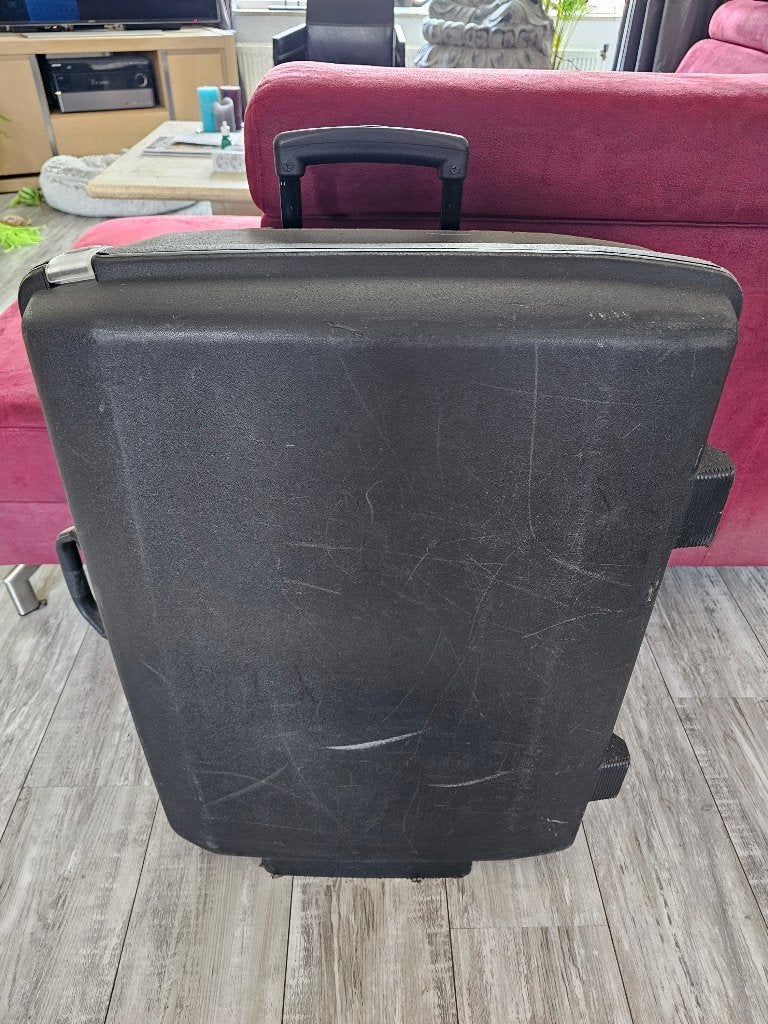 % Samsonite trolley koffer zwart, cijferslot handgreep, Sieraden, Tassen en Uiterlijk, Koffers, Ophalen, Gebruikt, Hard kunststof