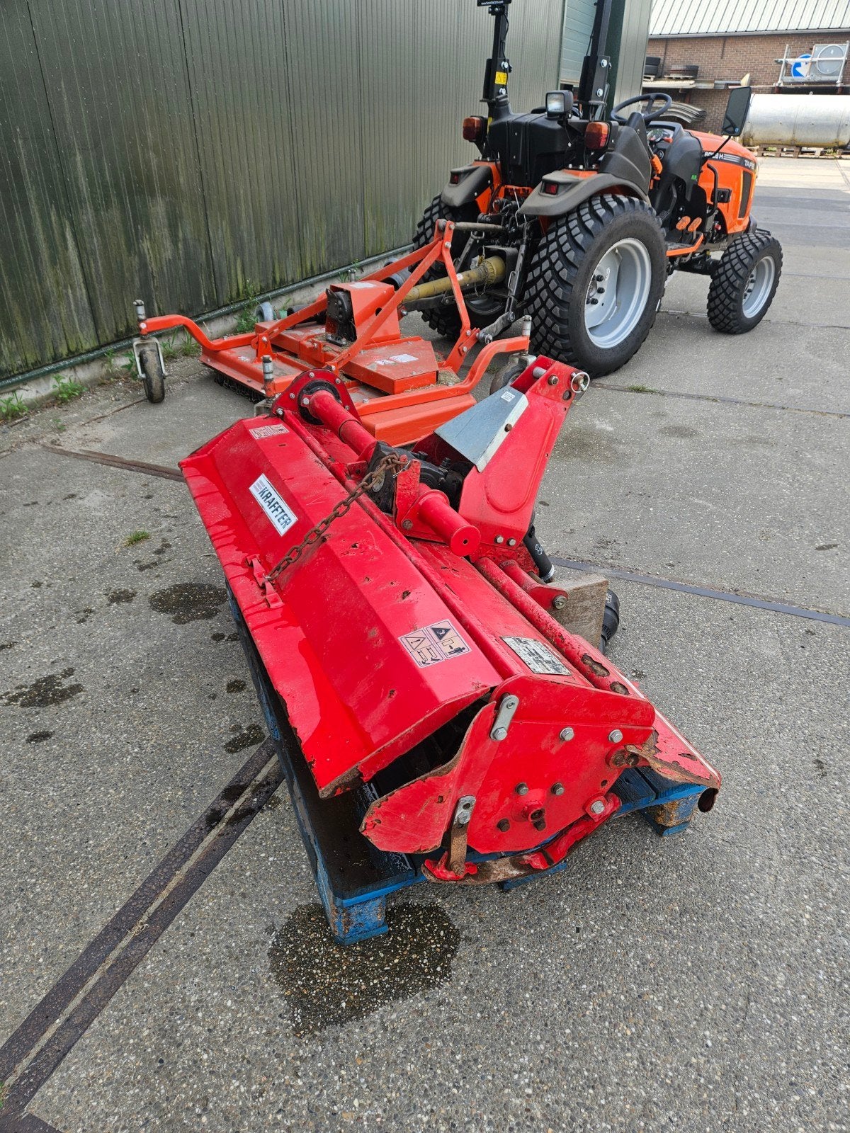 grondfrees kraffter, Ophalen, Grondbewerking