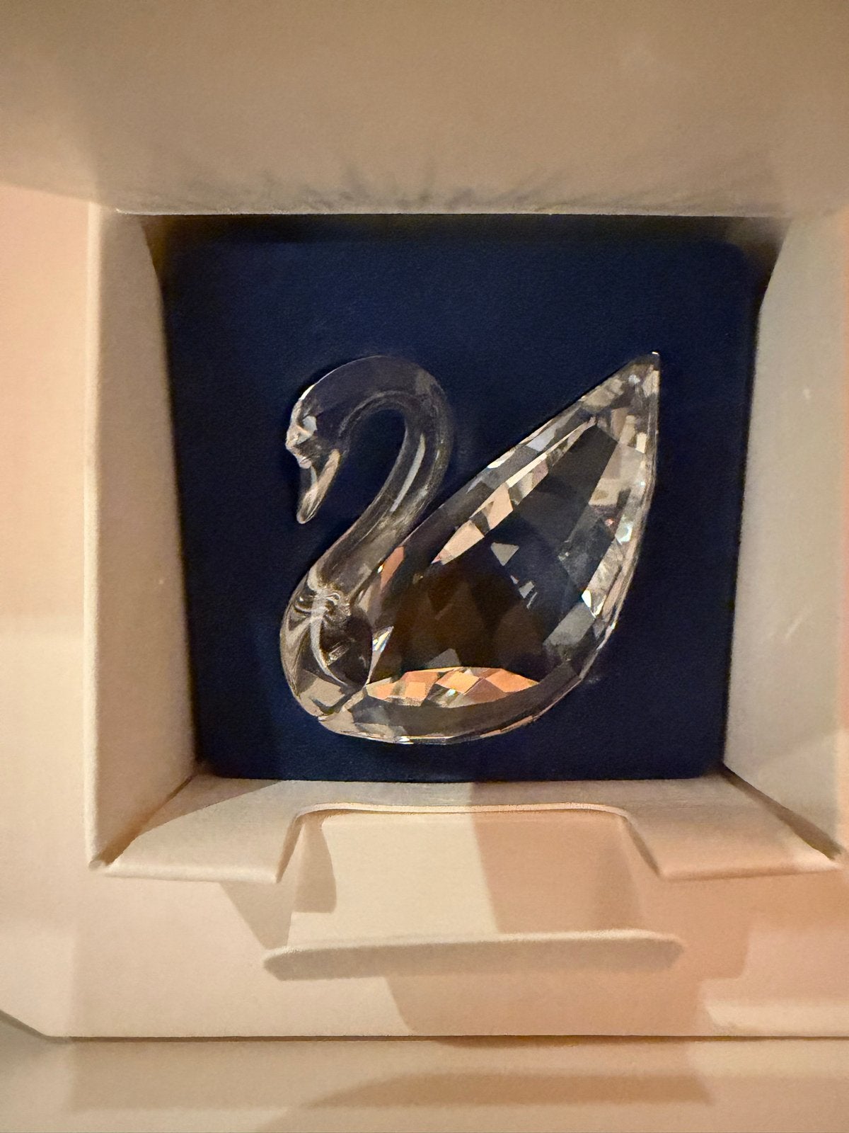 Swarovski Kristallen Zwaan - Elegant Decoratiestuk, Verzamelen, Ophalen of Verzenden, Zo goed als nieuw, Huisaccessoire
