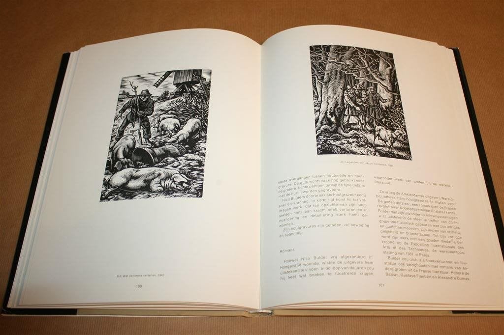 Boek. Nico Bulder, de houtgraveur., Ophalen of Verzenden