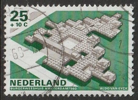Nederland 1969 923 Zomer, Burgerweeshuis, Gest, Ophalen of Verzenden, Na 1940, Gestempeld
