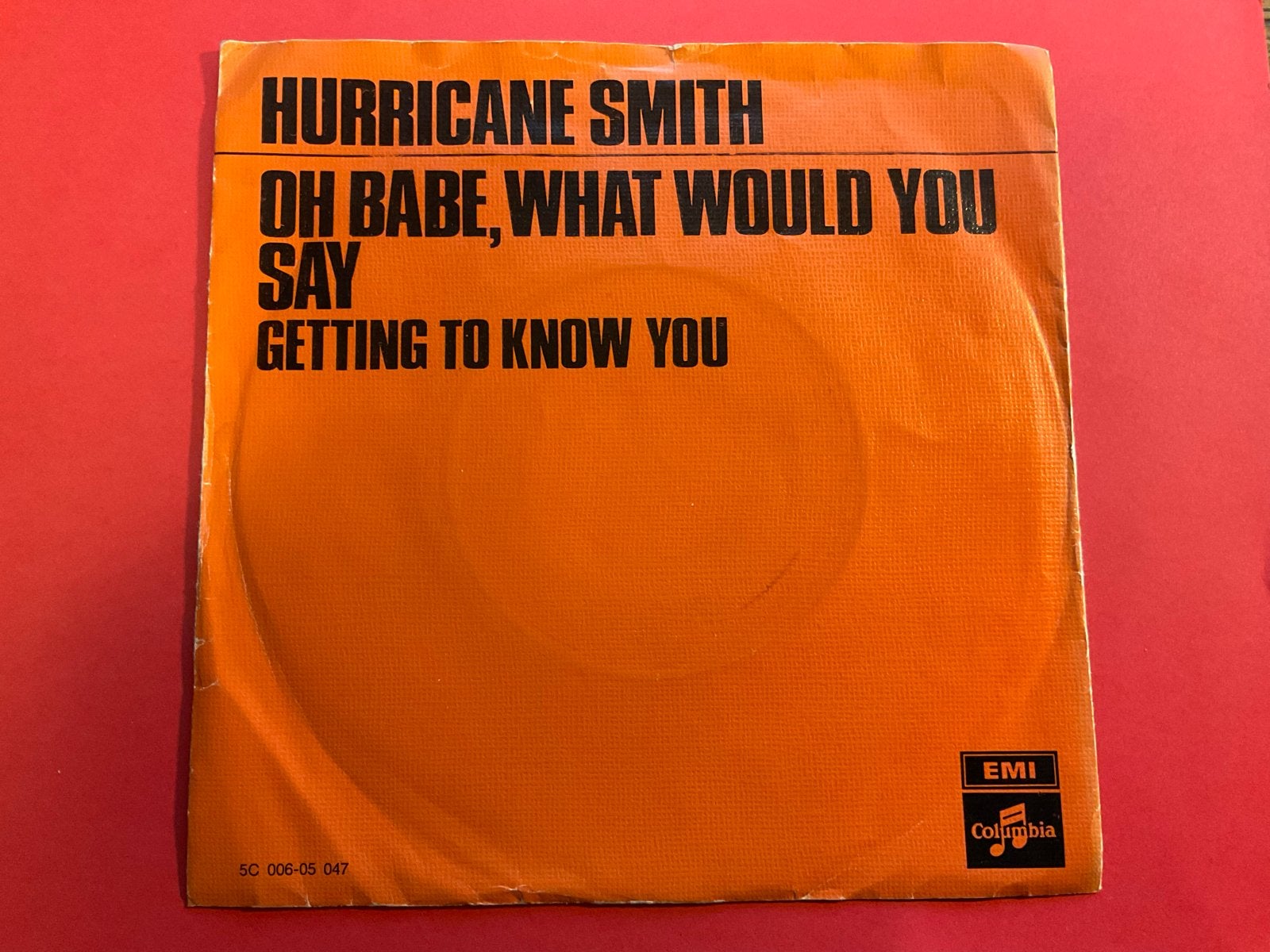 Hurricane Smith - Oh Babe, What Would You Say (Vinyl Single), Gebruikt, 7 inch, Ophalen of Verzenden, Pop