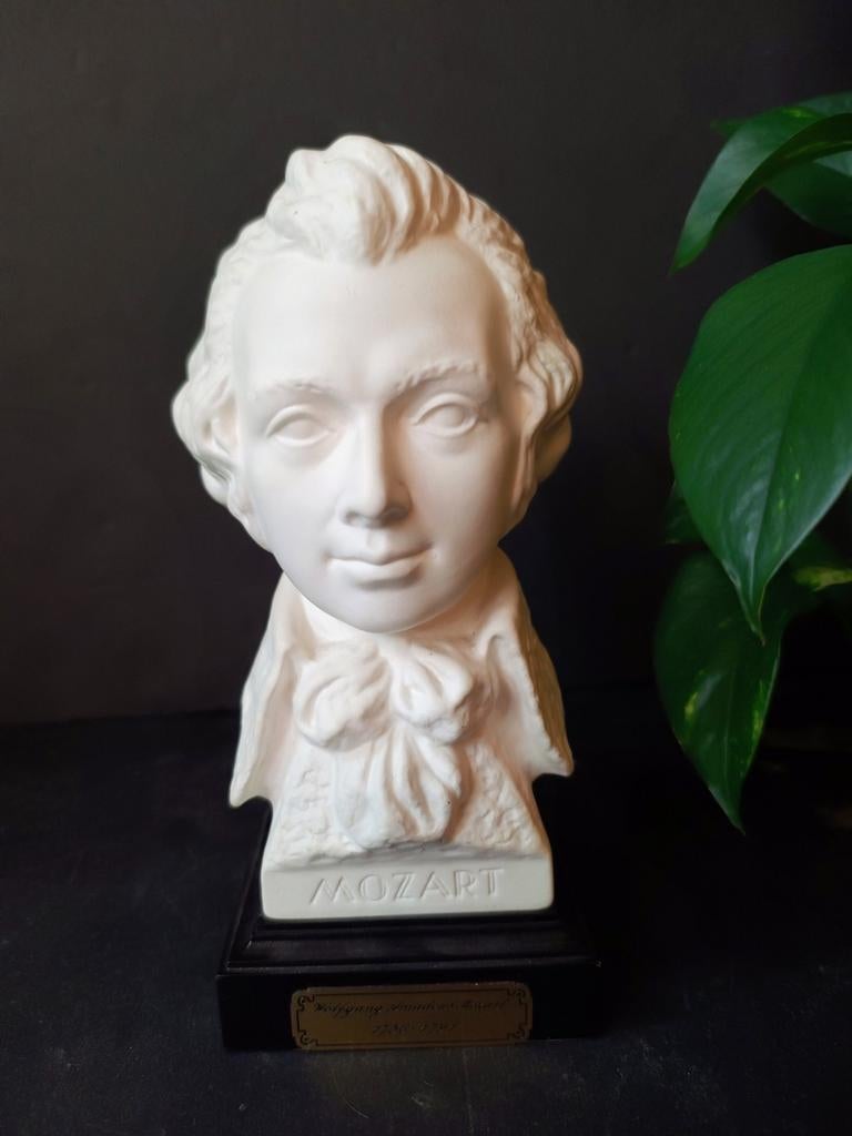 Goebel biscuit porseleinen buste van Mozart, Ophalen of Verzenden
