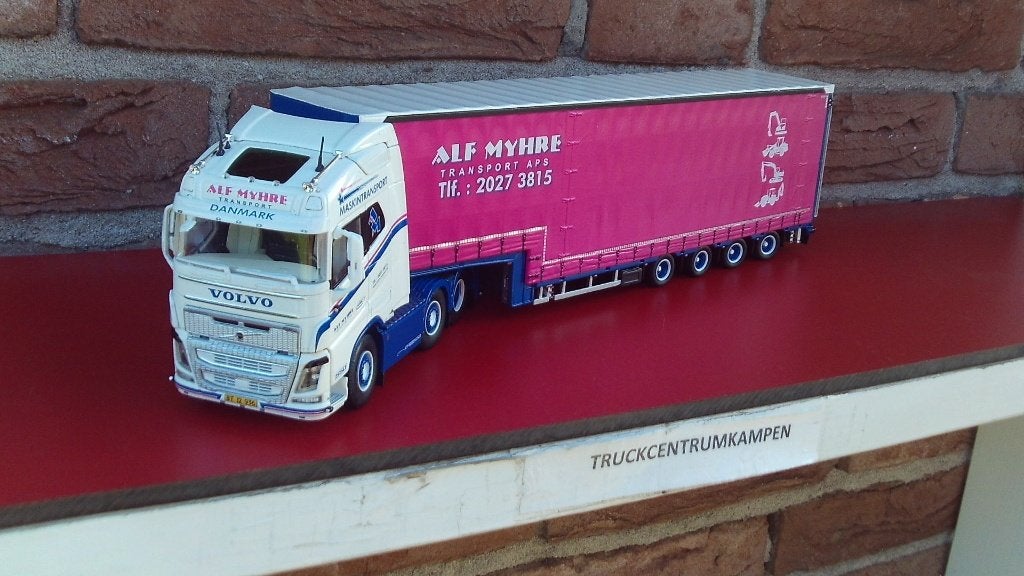 Tekno  Volvo  FH4  Globetrotter  van  Alf  Myhre., Hobby en Vrije tijd, Ophalen of Verzenden, Nieuw, Bus of Vrachtwagen, Tekno
