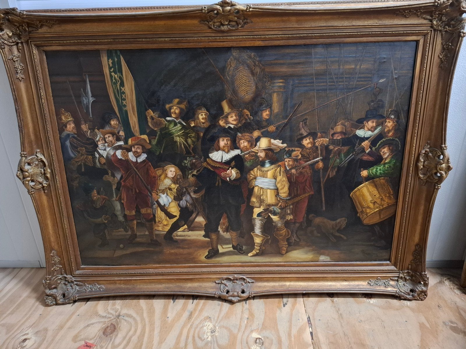 3 x schilderij van "Shafer", Ophalen