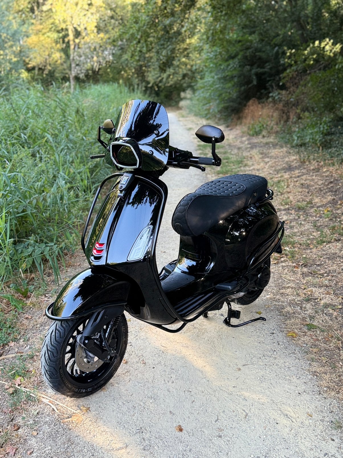 Vespa sprint E5 custom 2022 brom, Fietsen en Brommers, Brommers | Vespa, Ophalen, Gebruikt, Overige modellen, Maximaal 45 km/u