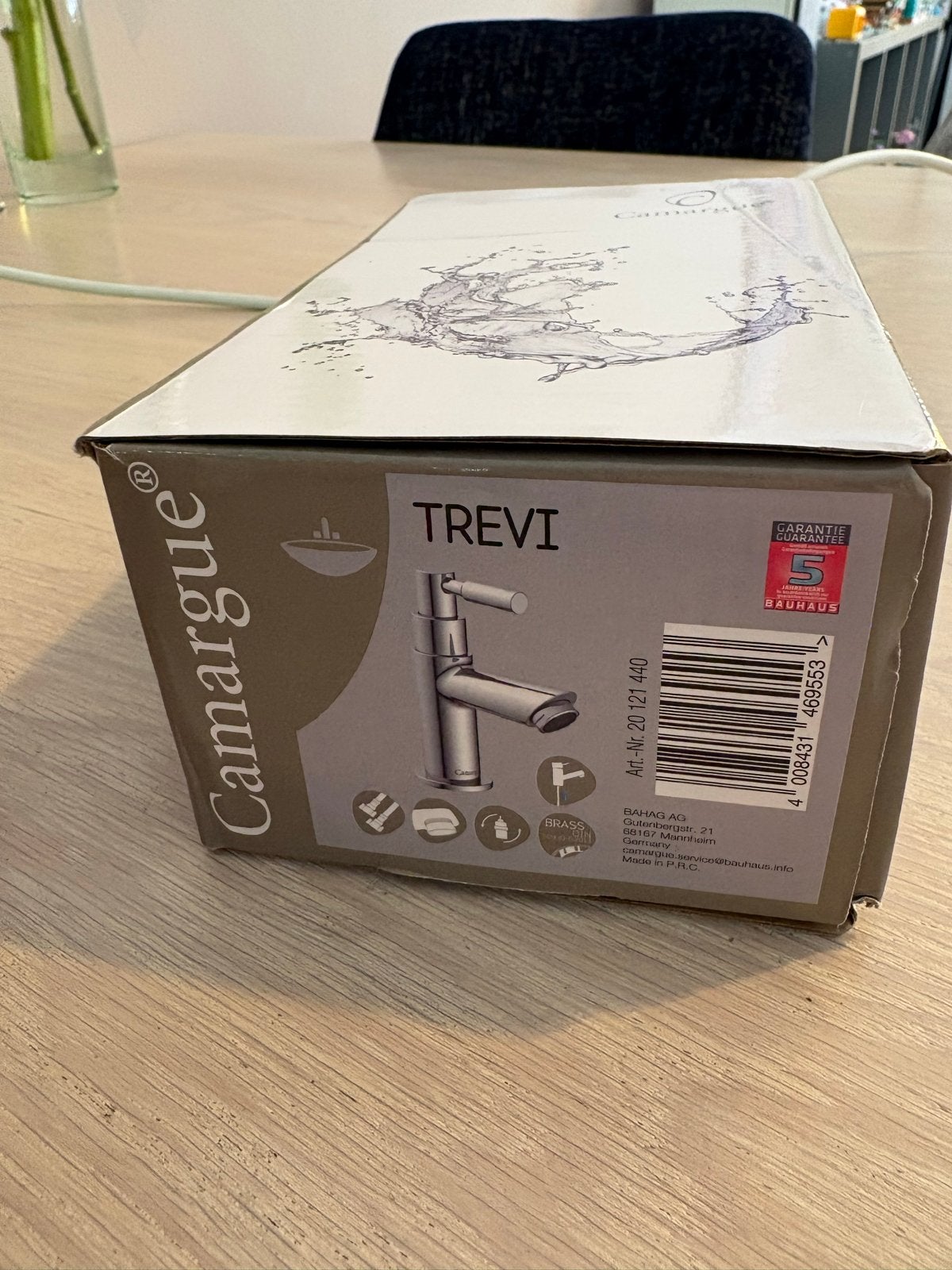 Camargue Fonteinkraan Trevi Chroom - Nieuw in doos, Ophalen, Nieuw, Chroom, Kraan