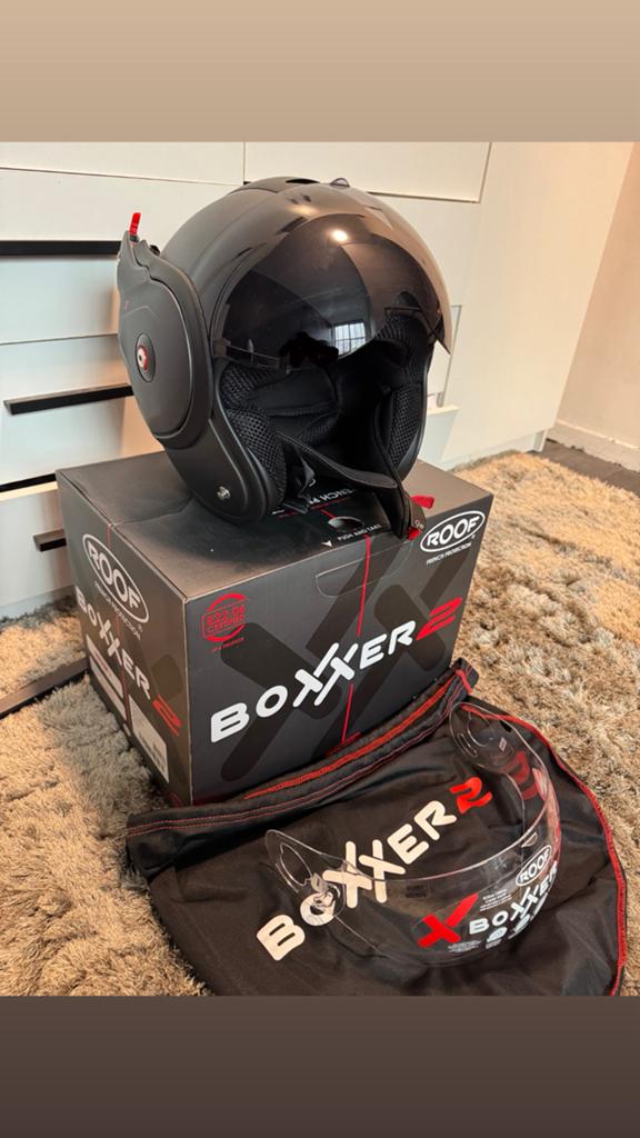 Roof RO9 Boxxer 2 Matt Graphite Zwart - M | Nieuw, M, Systeemhelm, Ophalen of Verzenden, Nieuw met kaartje