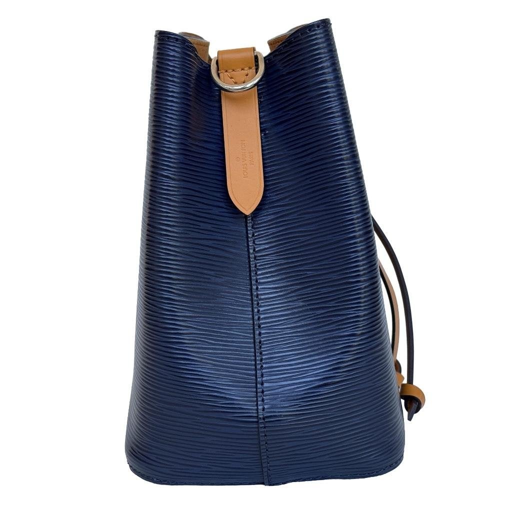 Louis Vuitton Neonoe BB epi indigo saffraan crossbody tas image 2