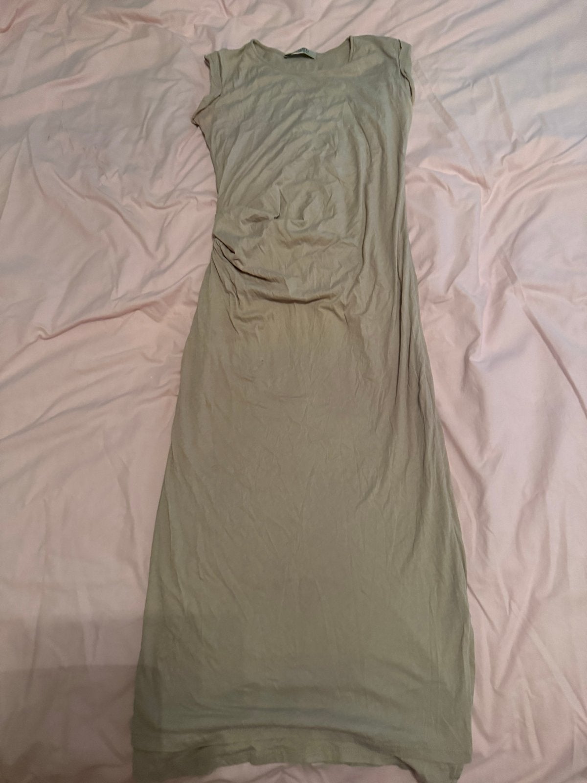 AllSaints Zomer Jurk Maat 38, Kleding | Dames, Maat 38/40 (M), Verzenden, Beige, Gedragen