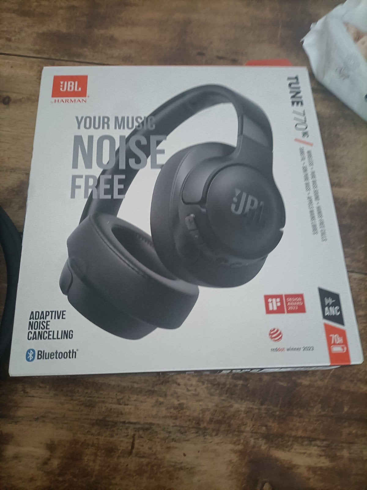 JBL Tune 770NC Draadloze Over-ear Koptelefoon Zwart, JBL, Nieuw, Ophalen of Verzenden, Draadloos