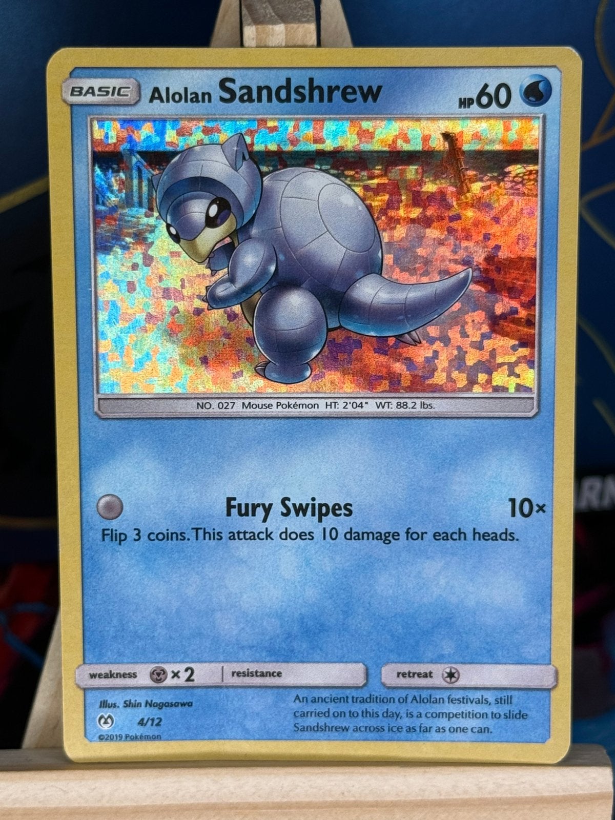 Alolan Sandshrew #4 | Pokemon McDonalds 2019, Hobby en Vrije tijd, Verzamelkaartspellen | Pokémon, Ophalen of Verzenden, Zo goed als nieuw