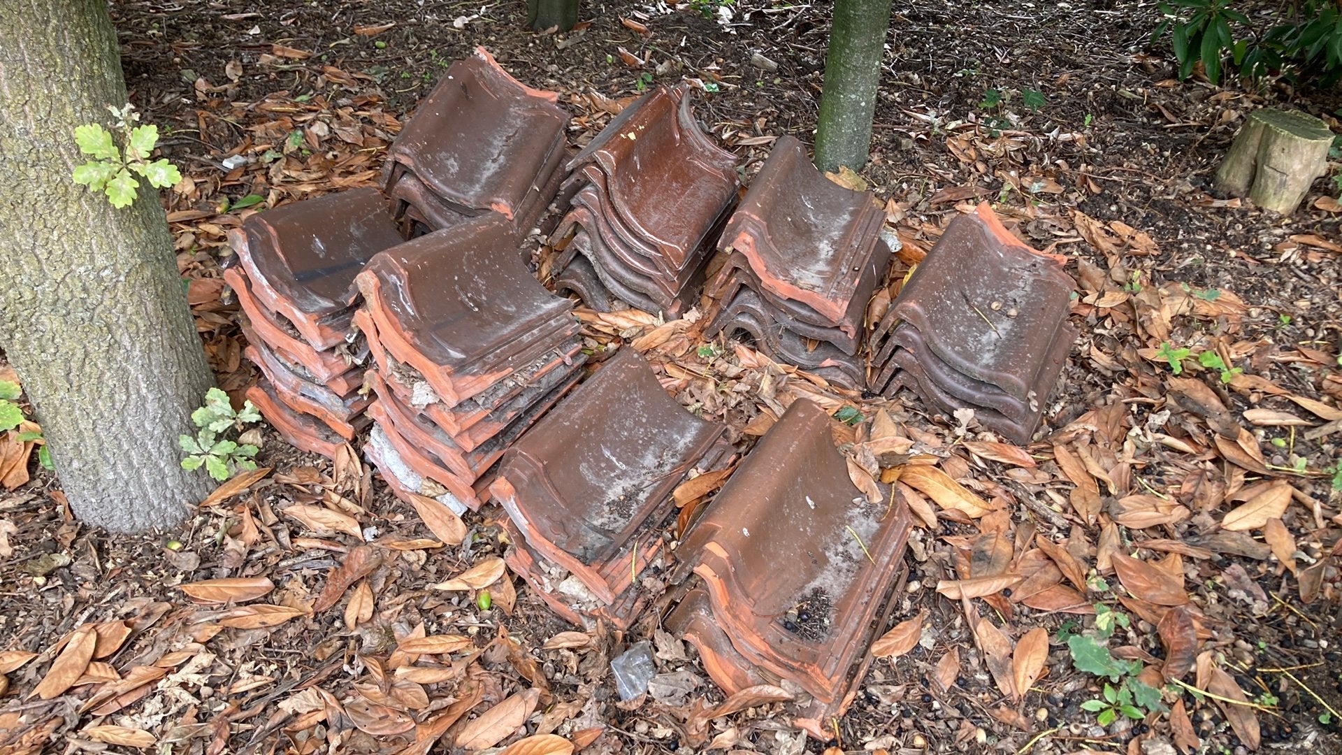 Restpartij nokvorsten, Ophalen, Steen of Klei, Zo goed als nieuw, 15 m² of meer