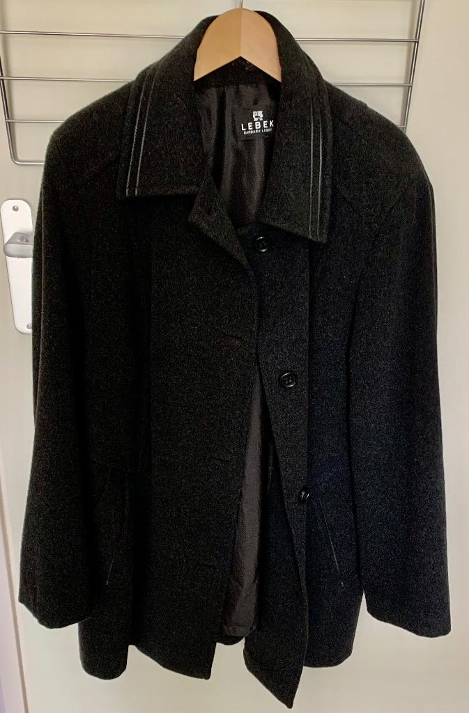 Lebek jas, Kleding | Dames, Jassen | Winter, Zwart, Maat 46/48 (XL) of groter, Ophalen of Verzenden, Barbara Lebek