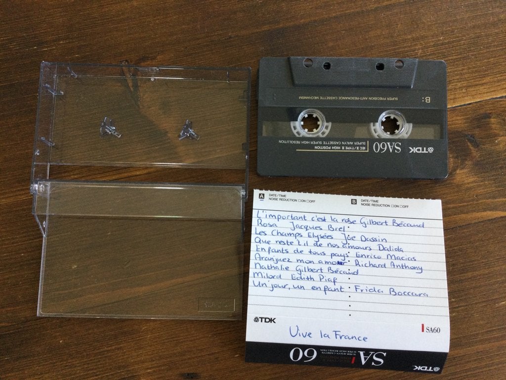 Cassettebandje met Franse chansons Vive la France, Overige genres, 1 bandje, Ophalen of Verzenden, Zo goed als nieuw