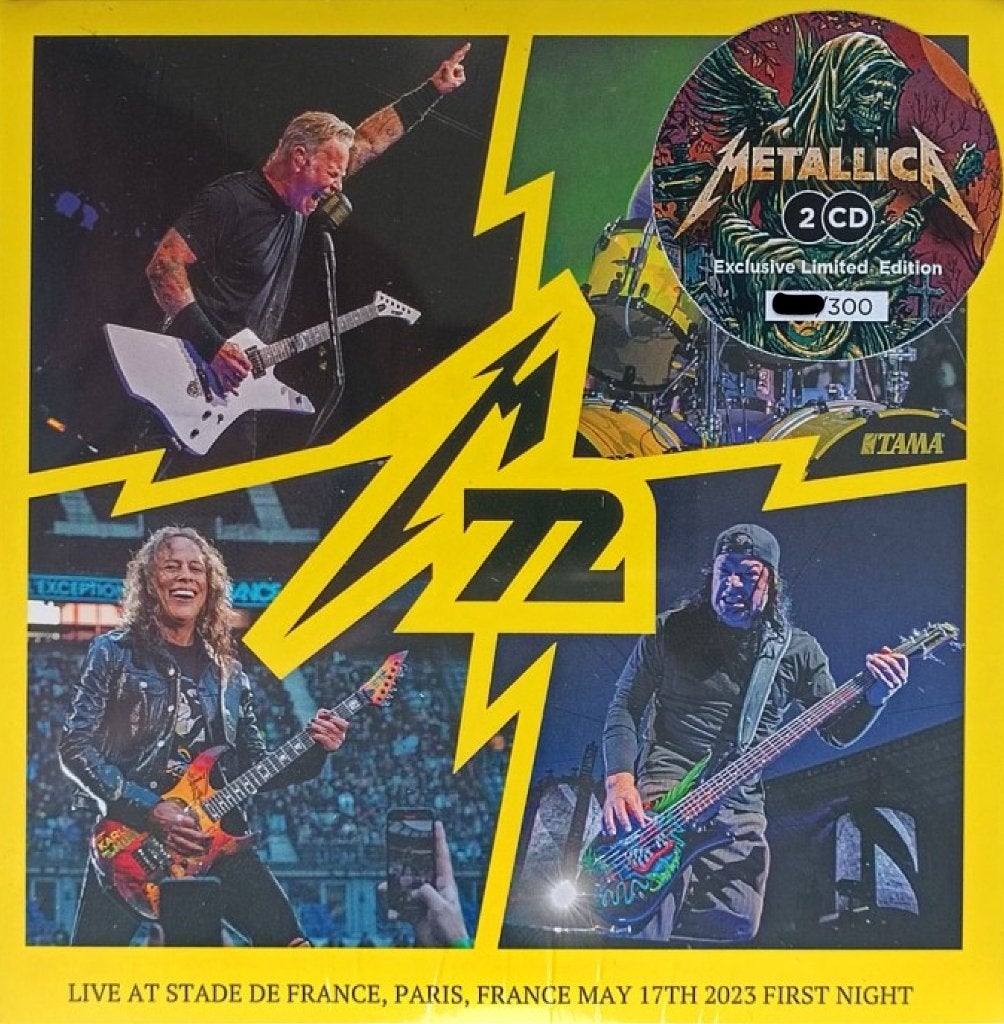 2Cd Metallica M72 Live Stade De France 2023 1st Night NIEUW, Ophalen of Verzenden, Nieuw in verpakking, Live-album, Digipak