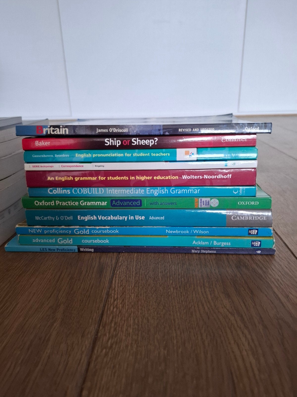 Studieboeken lerarenopleiding Engels - in zeer goede staat!, Ophalen, Alpha, Zo goed als nieuw, HBO