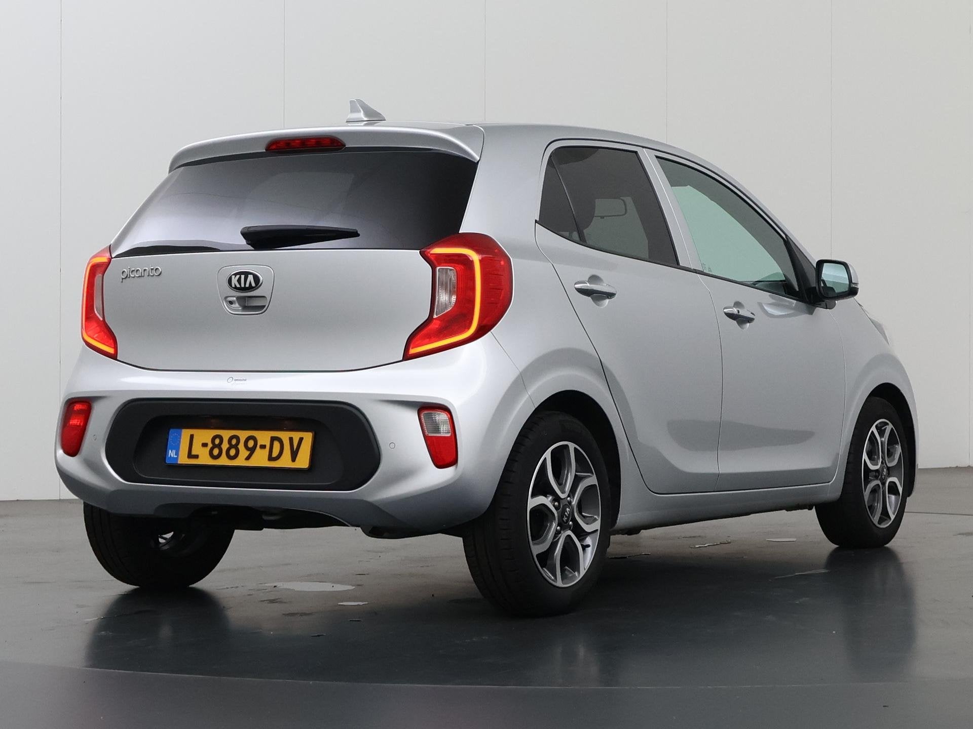 Kia Picanto 1.0 DPi DynamicPlusLine | Keyless | Navigatie |, Auto's, Voorwielaandrijving, Stof, Gebruikt, 4 stoelen
