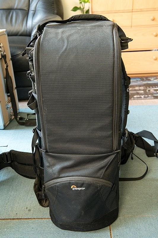 Lowepro Lens Trekker AWII 600, Audio, Tv en Foto, Fotografie | Fototassen, Ophalen, Lowepro, Rugtas, Opbergvakken