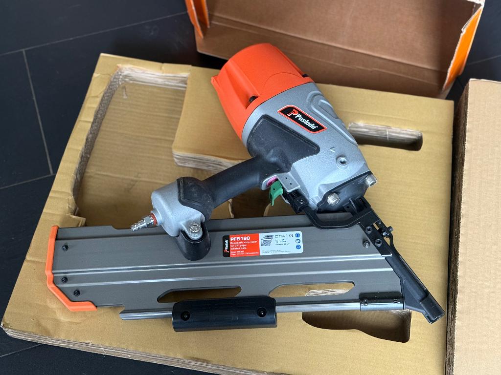 Paslode PFS160 stripnagelmachine (34) – NIEUWSTAAT, Ophalen of Verzenden, Nieuw