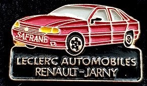 Renault Safrane- Jarny pin, Verzenden, Nieuw, Transport, Speldje of Pin