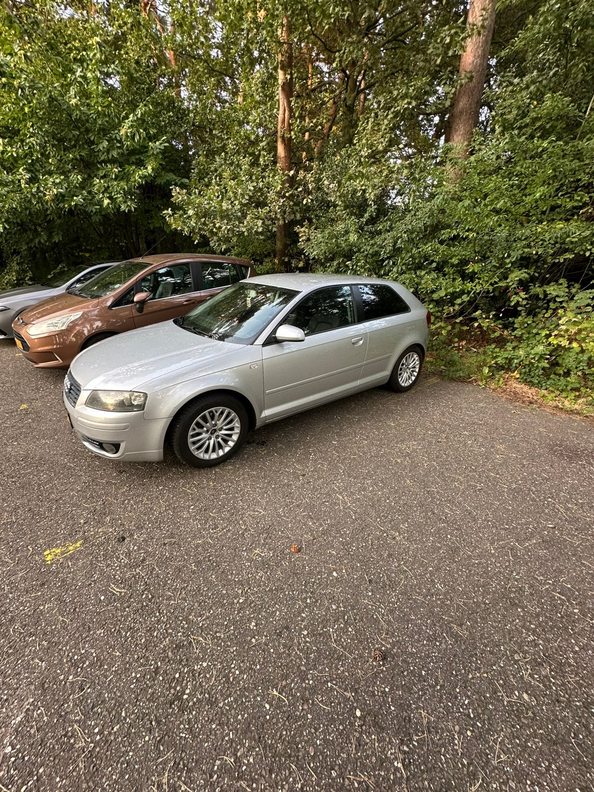 Audi A3 2.0 110KW 3D 2004 Grijs, Euro 5, 4 cilinders, 1984 cc, Leder en Stof