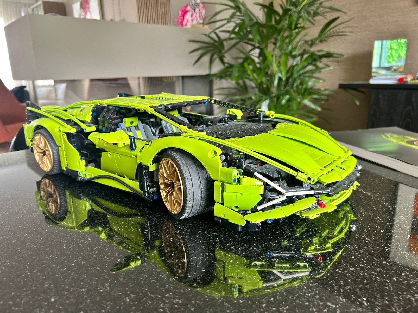 Lego Lamorghini Sian, Ophalen, Lego, Zo goed als nieuw, Compleet