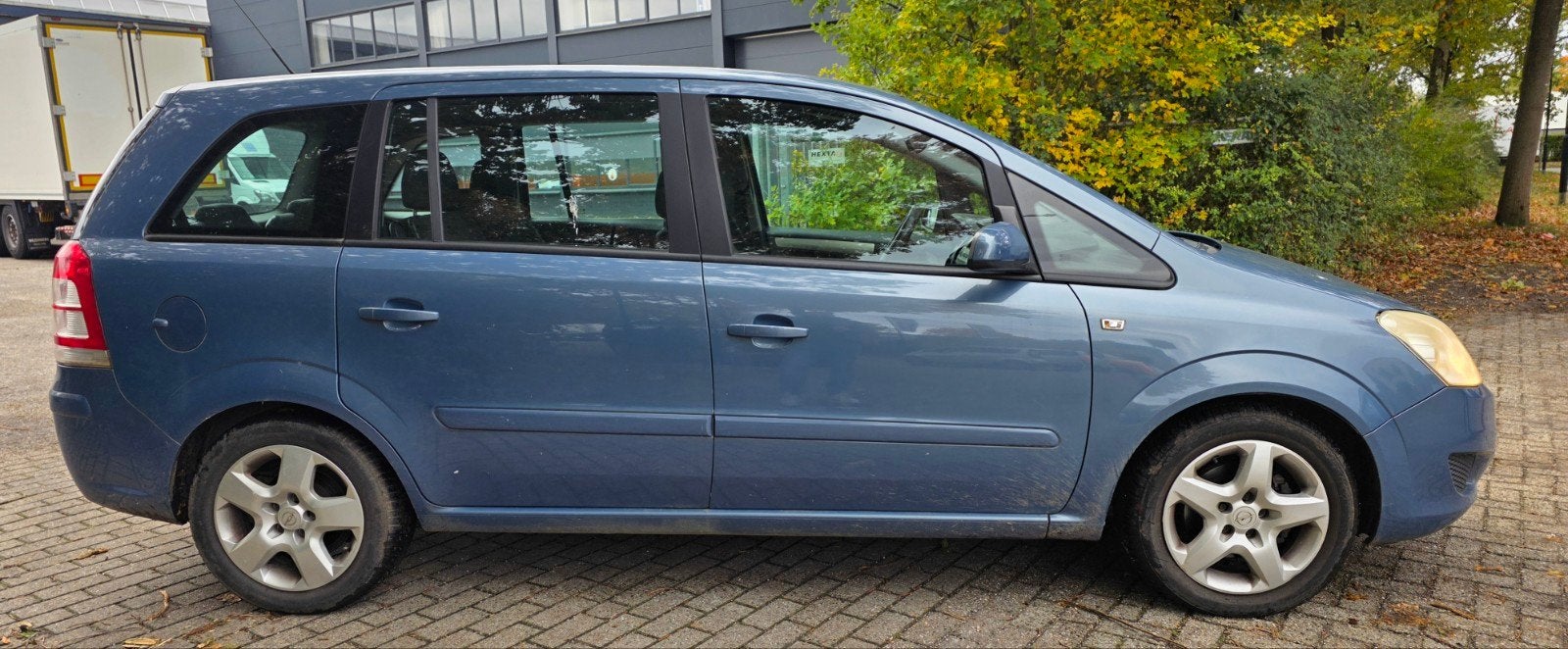Opel Zafira 1.8 **AUT-7PERS-APK**, Auto's, Stof, 4 cilinders, Blauw, 14 km/l