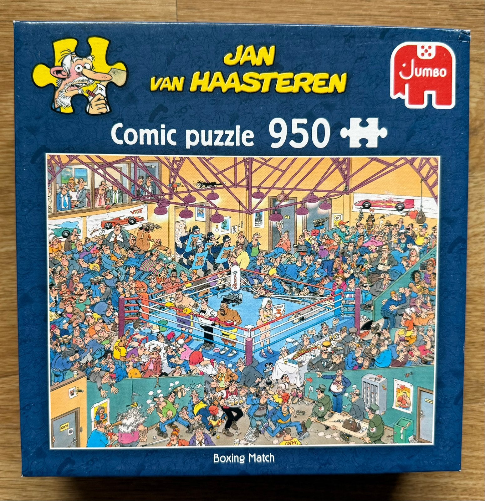 Jan van Haasteren - Boxing Match - 950 st, Ophalen of Verzenden, 500 t/m 1500 stukjes, Zo goed als nieuw, Legpuzzel