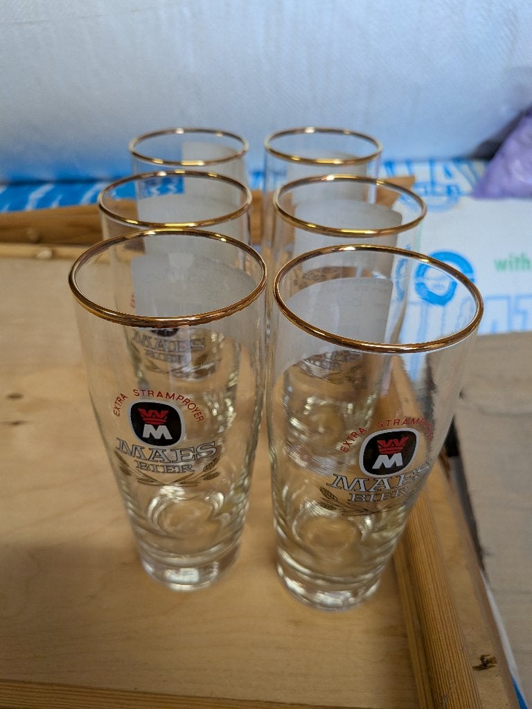maes bier stramproy, Verzamelen, Ophalen of Verzenden, Nieuw, Glas of Glazen, Overige merken