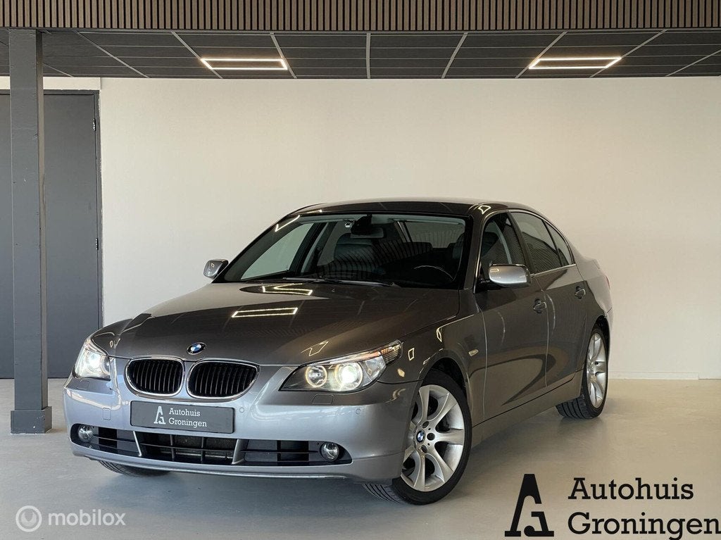BMW 530i High Executive Automaat | BTW-auto | Youngtimer | L, Auto's, BMW, Automaat, Achterwielaandrijving, Gebruikt, Zwart