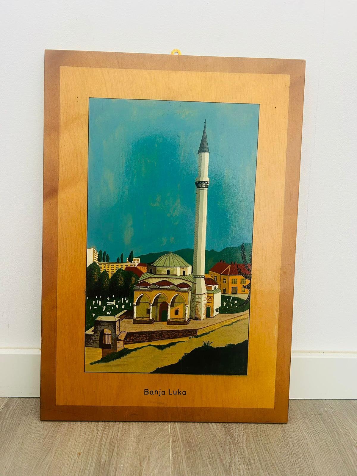1940-Banja Luka", waarop een historische moskee, Bosnië, Ophalen of Verzenden
