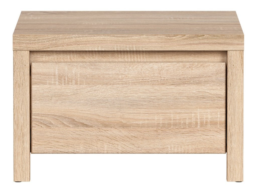 VOORRAAD Sonoma eiken nachtkastjes met lade NIEUW OP=OP!, Overige materialen, Nieuw, Ophalen of Verzenden, 45 tot 65 cm