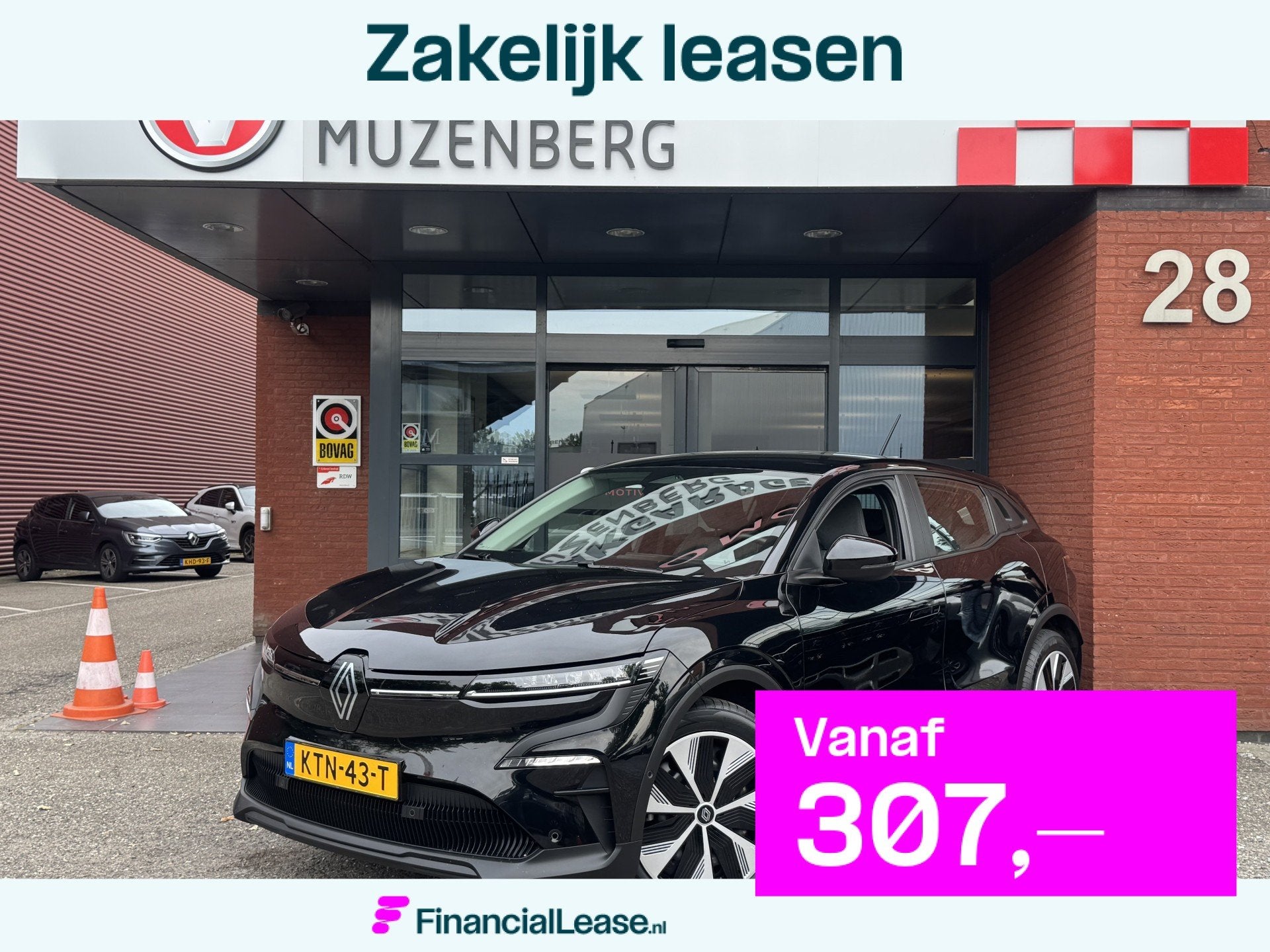 Renault Megane E-Tech EV40 Boost Charge Equilibre // SNEL LA, Dealer onderhouden, Stof, Gebruikt, 33 min