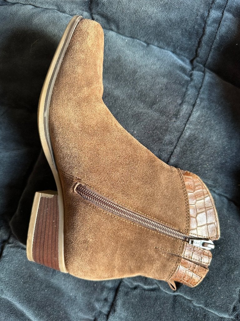 Gabor Enkel laarsje ,Suede, Bruin, Lage of Enkellaarzen, Gabor, Nieuw
