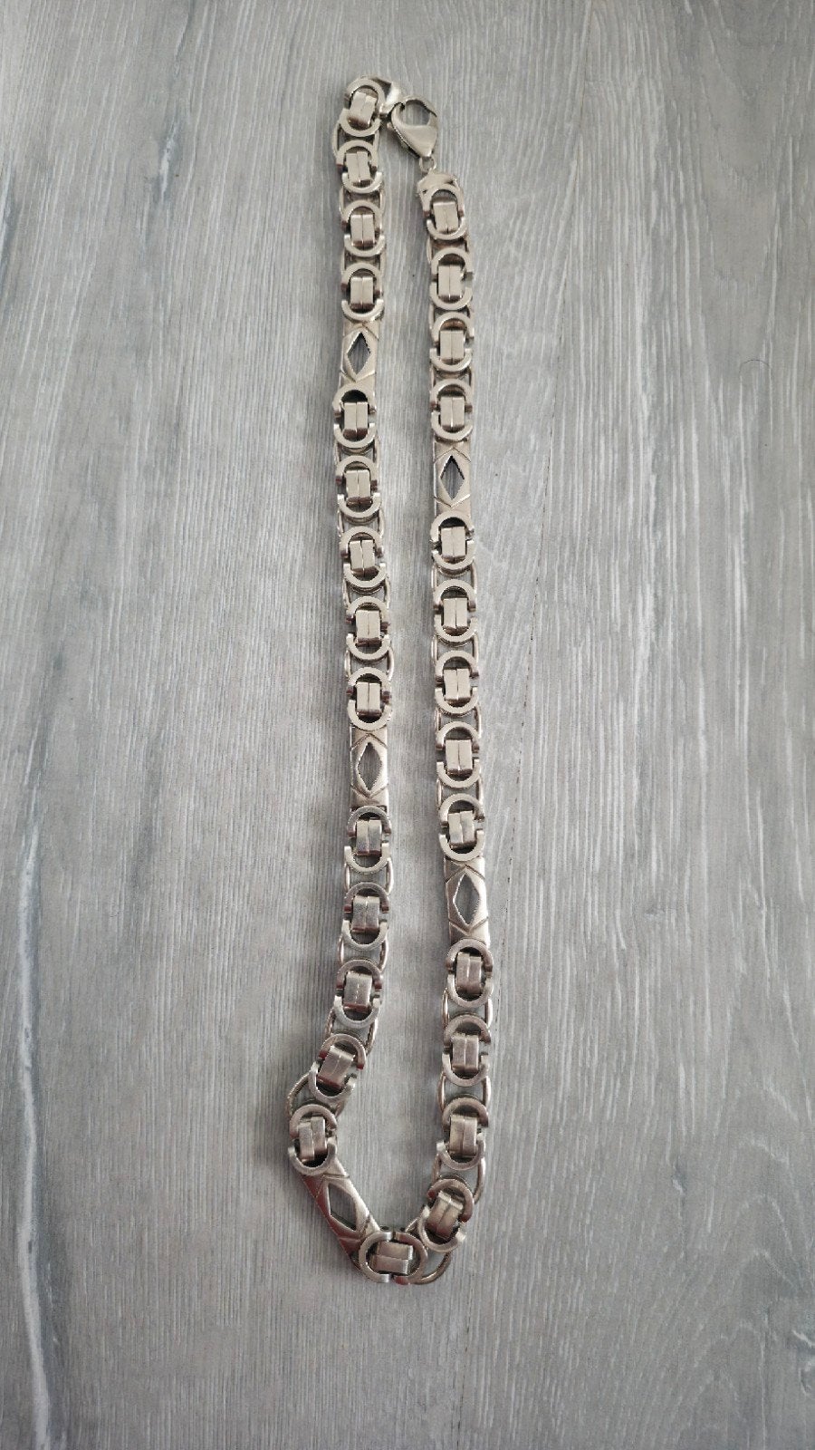 Massiefe koningin zilver ketting 925, Sieraden, Tassen en Uiterlijk, Kettingen, Ophalen of Verzenden, Zo goed als nieuw, Zilver