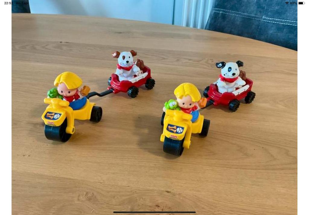 Little People : Hondenkar - € 5,00 per set, Ophalen, Gebruikt, Speelset