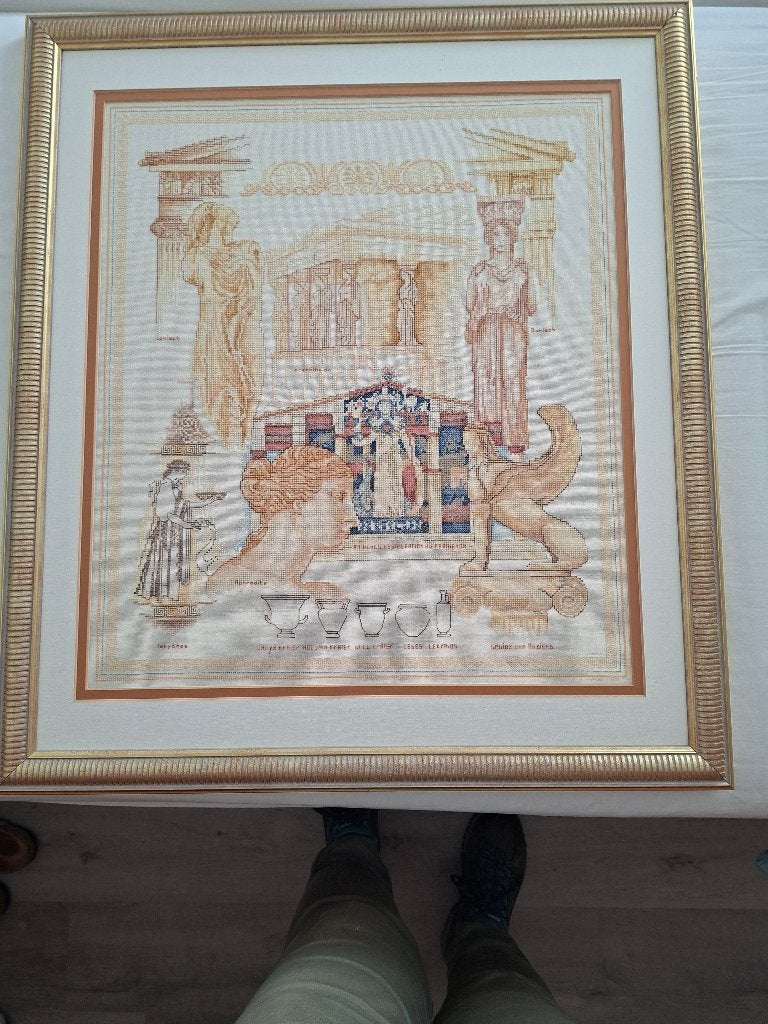 Grieks Schilderij geborduurd, Ophalen, Nieuw, Schilderij, 75 – 100