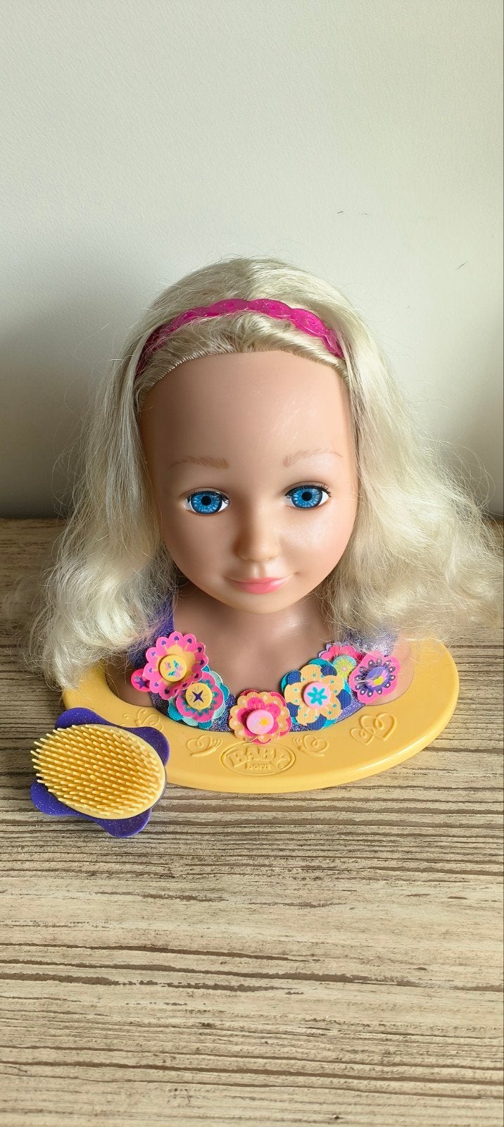 Baby Born Make-up & Kapsel Pop - Stylinghoofd, Kinderen en Baby's, Ophalen of Verzenden, Zo goed als nieuw, Babypop