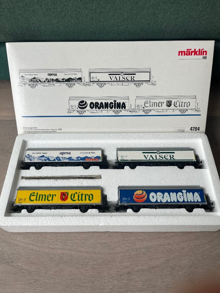 Marklin 4784 set wagons ho nieuwstaat, Wisselstroom, Treinset, Verzenden, Nieuw